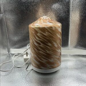 Swirled Brown & White Ultrasonic Aroma Diffuser